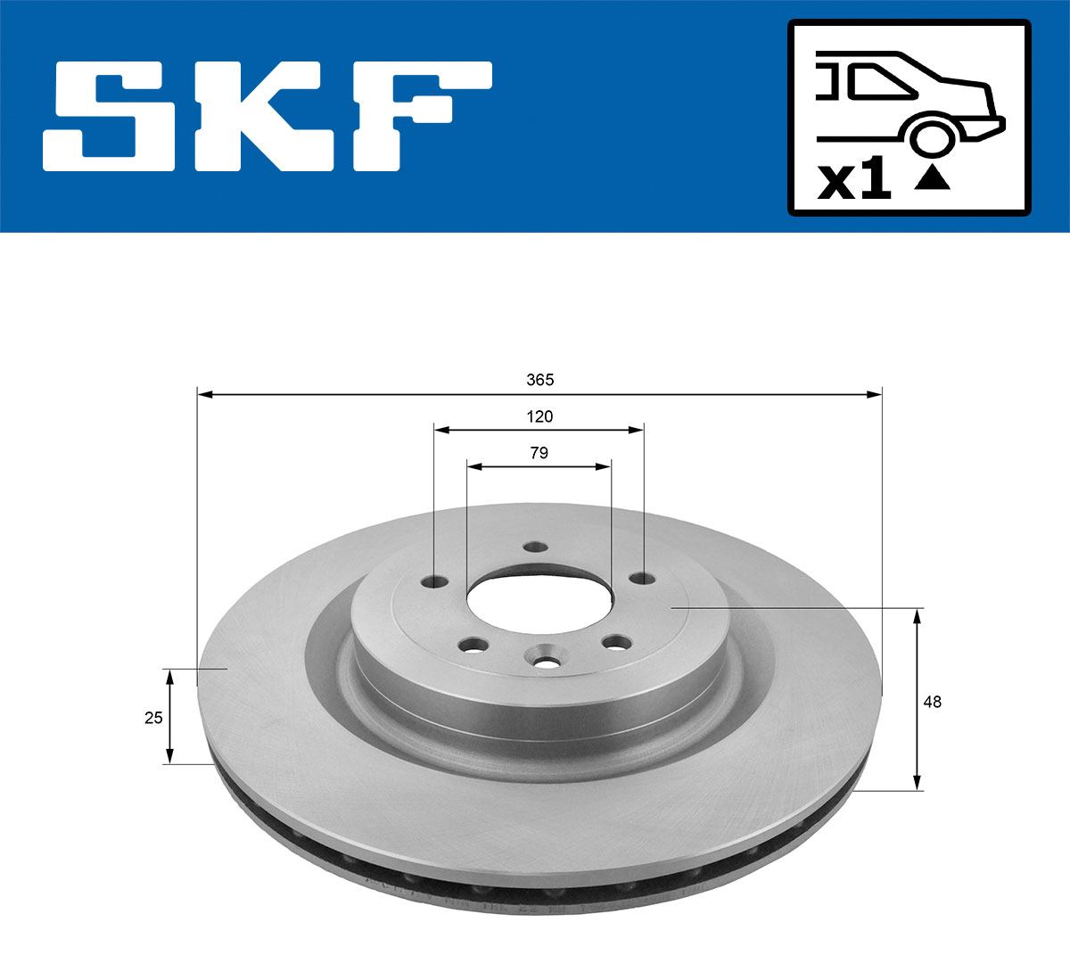 SKF Remschijf VKBD 90398 V1