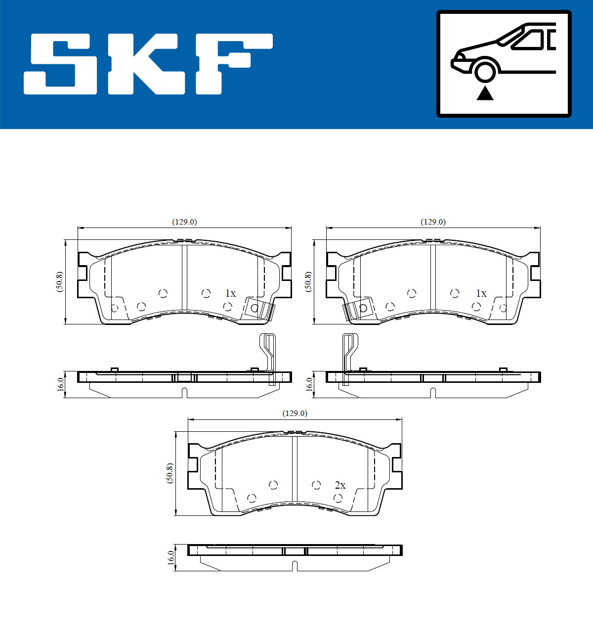 SKF Remblokset VKBP 81141 A