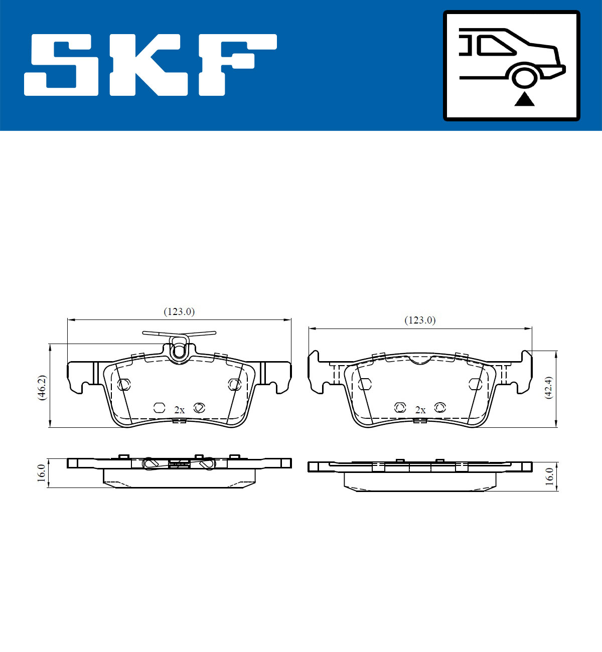 SKF Remblokset VKBP 90271