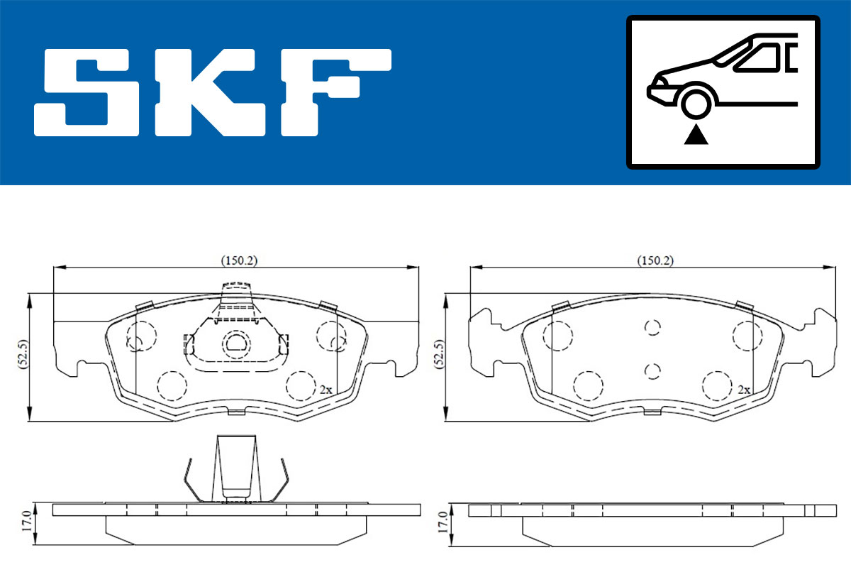 SKF Remblokset VKBP 80294