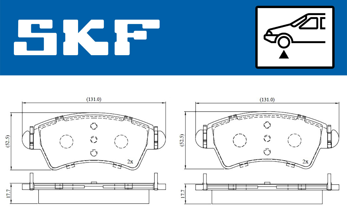 SKF Remblokset VKBP 80380