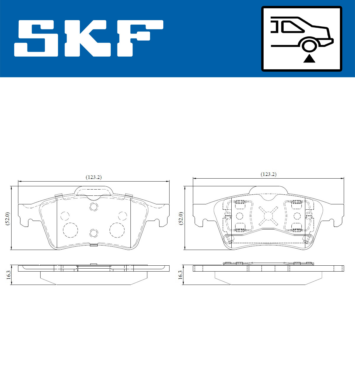 SKF Remblokset VKBP 90178