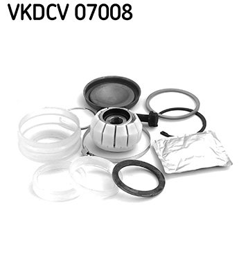 SKF Veerpootlager & rubber VKDCV 07008