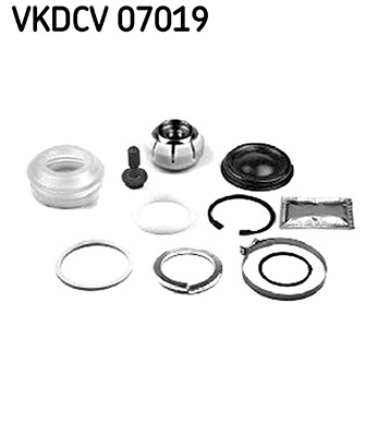 Veerpootlager & rubber SKF VKDCV 07019