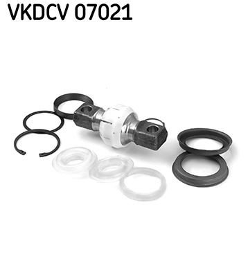 SKF Veerpootlager & rubber VKDCV 07021