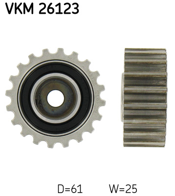 Geleiderol distributieriem SKF VKM 26123