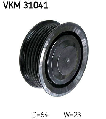 SKF Geleiderol (poly) V-riem VKM 31041