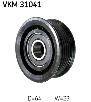 SKF Geleiderol (poly) V-riem VKM 31041