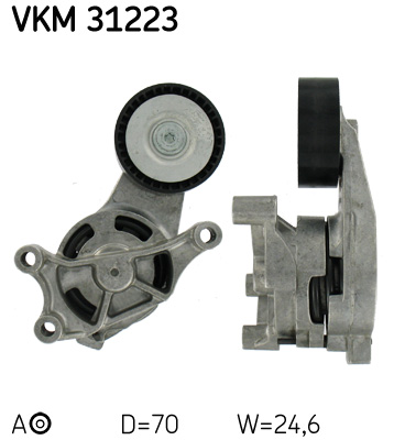 Spanrol (poly) V-riem SKF VKM 31223