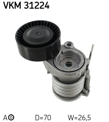 Spanrol (poly) V-riem SKF VKM 31224