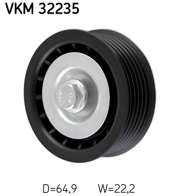 SKF Geleiderol (poly) V-riem VKM 32235