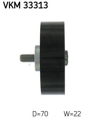 SKF Geleiderol (poly) V-riem VKM 33313