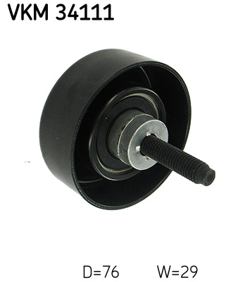 SKF Geleiderol (poly) V-riem VKM 34111