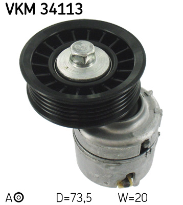 Spanrol (poly) V-riem SKF VKM 34113