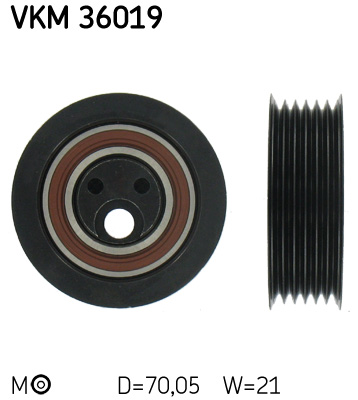 Spanrol (poly) V-riem SKF VKM 36019