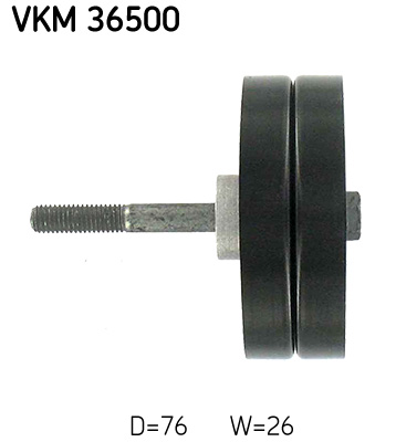 SKF Geleiderol (poly) V-riem VKM 36500