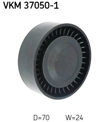 SKF Geleiderol (poly) V-riem VKM 37050-1