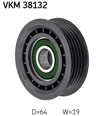 SKF Geleiderol (poly) V-riem VKM 38132