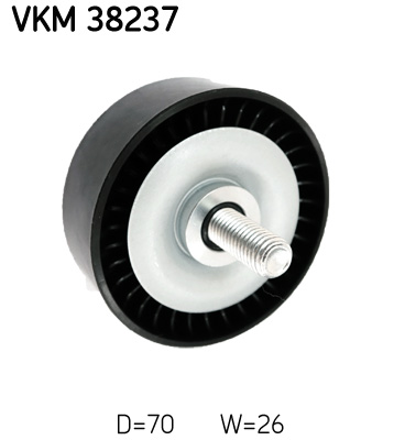 SKF Geleiderol (poly) V-riem VKM 38237