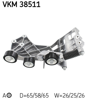 Spanrol (poly) V-riem SKF VKM 38511
