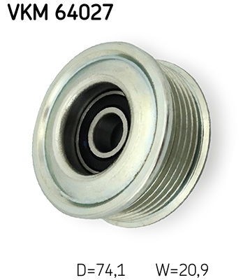 SKF Geleiderol (poly) V-riem VKM 64027