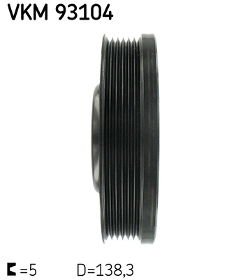 SKF Krukaspoelie VKM 93104