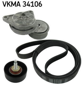 SKF Poly V-riemen kit VKMA 34106