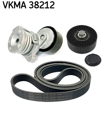 SKF Poly V-riemen kit VKMA 38212