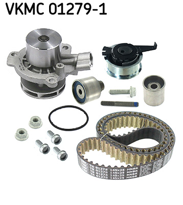 Distributieriem kit inclusief waterpomp SKF VKMC 01279-1