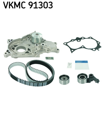 SKF Distributieriem kit inclusief waterpomp VKMC 91303