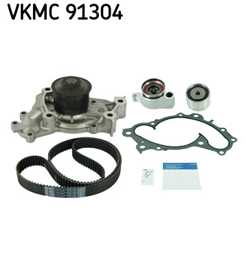 SKF Distributieriem kit inclusief waterpomp VKMC 91304