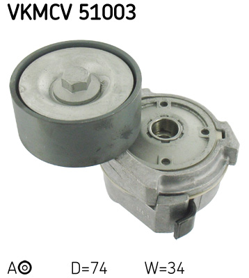 Spanrol (poly) V-riem SKF VKMCV 51003