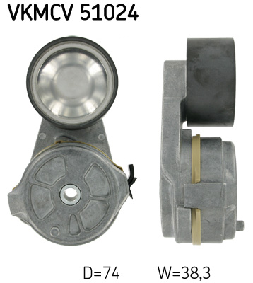 Spanrol (poly) V-riem SKF VKMCV 51024