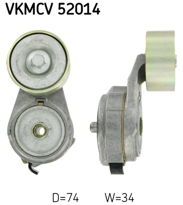 Spanrol (poly) V-riem SKF VKMCV 52014