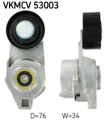 Spanrol (poly) V-riem SKF VKMCV 53003