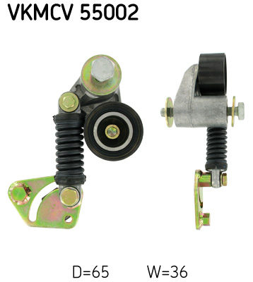Spanrol (poly) V-riem SKF VKMCV 55002