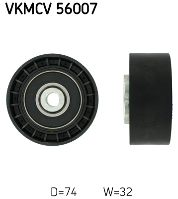 Geleiderol (poly) V-riem SKF VKMCV 56007