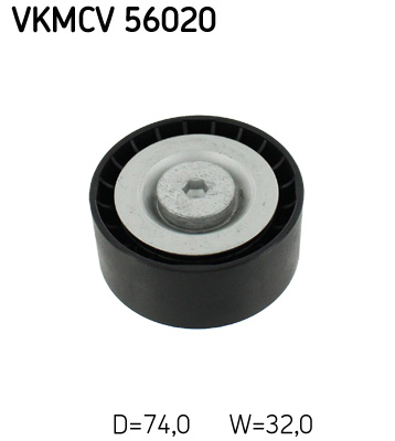 Geleiderol (poly) V-riem SKF VKMCV 56020