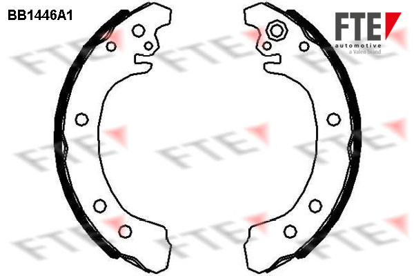 Remschoen set FTE 9100169