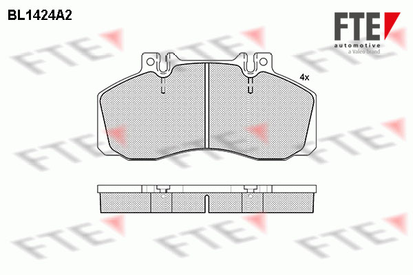 Remblokset FTE BL1424A2