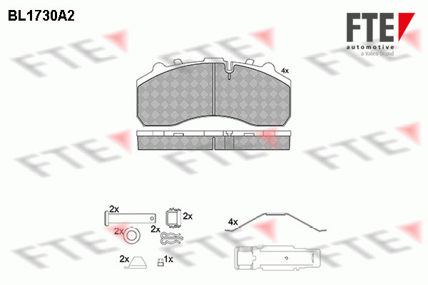 Remblokset FTE 9500023