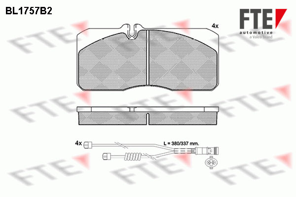 Remblokset FTE BL1757B2