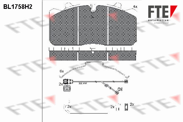 Remblokset FTE BL1758H2