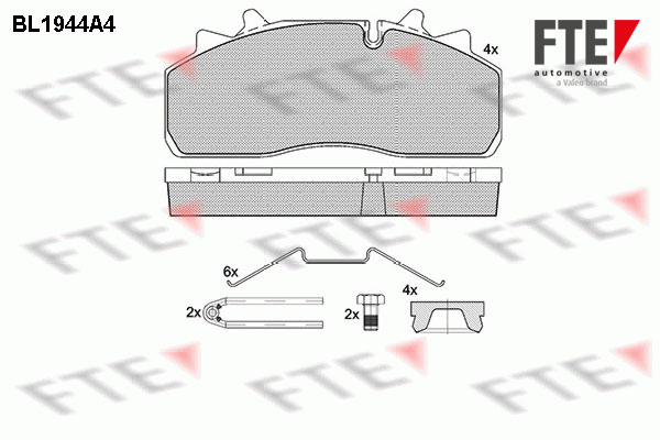 Remblokset FTE BL1944A4