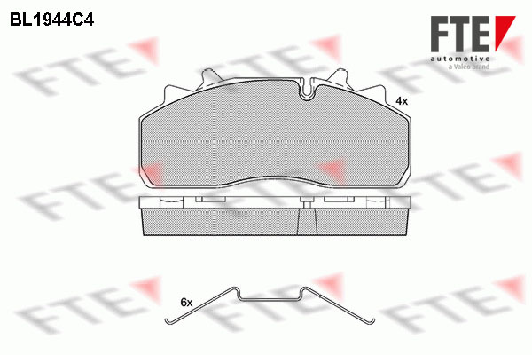 Remblokset FTE BL1944C4