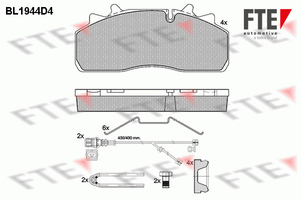 Remblokset FTE BL1944D4