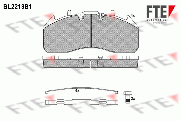 Remblokset FTE BL2213B1