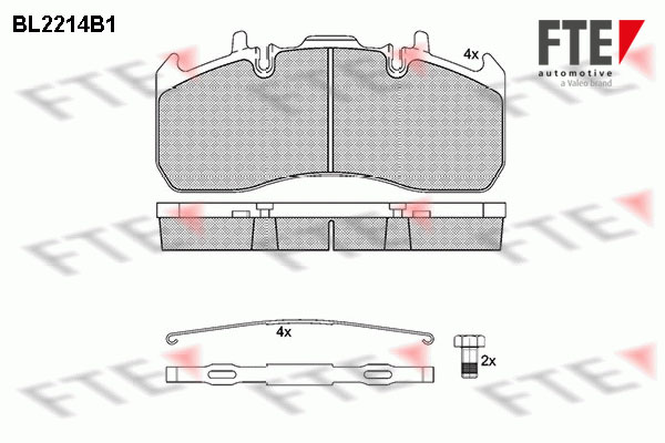 Remblokset FTE BL2214B1