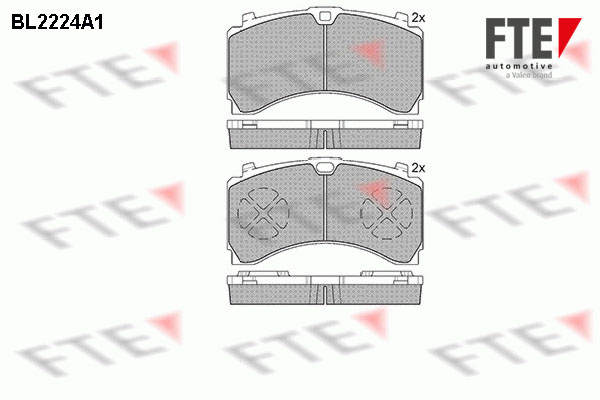 Remblokset FTE BL2224A1