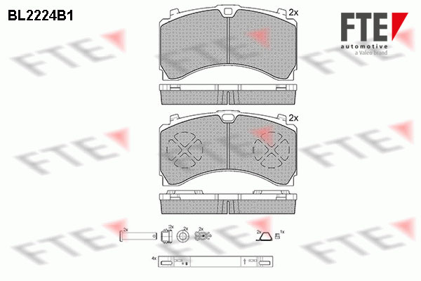 Remblokset FTE BL2224B1